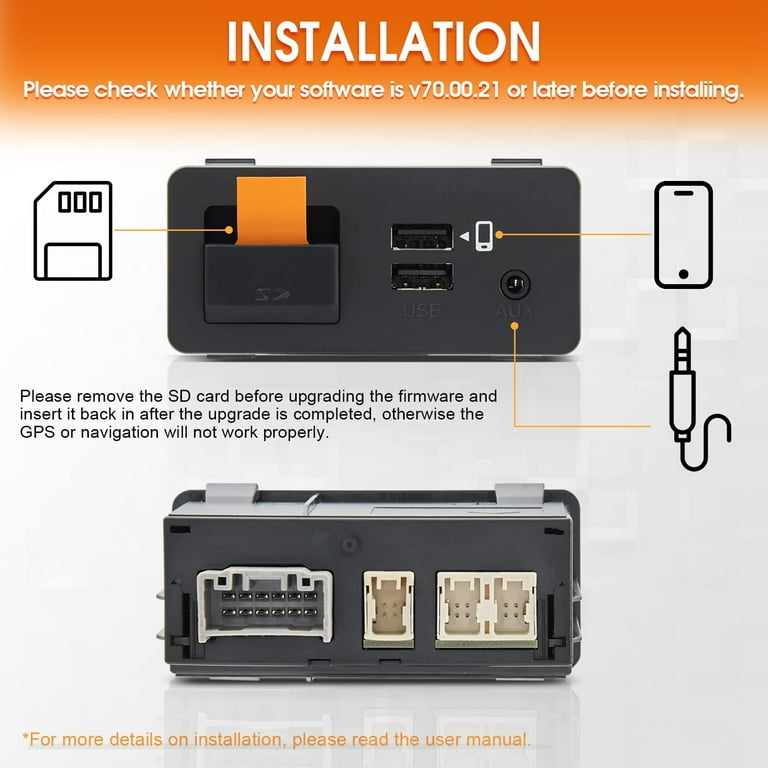 Voiture Carplay Et Android Auto Câble USB Tk78-66-9u0c Câble