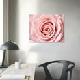 thumbnail image 3 of HENGT Pink Bathroom Decor Pink Rose Close Up Canvas Wall Art Blush Pink Room Decor Aesthetic Pink Bedroom Decor Pink Artwork for Home Walls Floral Wall Pictures for Bathroom Wrapped, 3 of 4