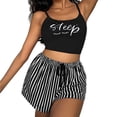 thumbnail image 1 of Pyjamas Assortis pour Femmes Deux Grande Taille Pyjamas Aguichant Pyjamas d'Été Confortables, 1 of 6