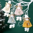 thumbnail image 5 of Adornos colgantes para árbol de Navidad, decoración de muñeca de ángel de Navidad, 5 of 5