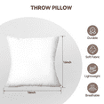 thumbnail image 2 of AzulHome Pillow Filler 16x16, 1PCS, Lightweight Soft Pillow Stuffing for Sofa, Bed, and Home Décor White, 2 of 6