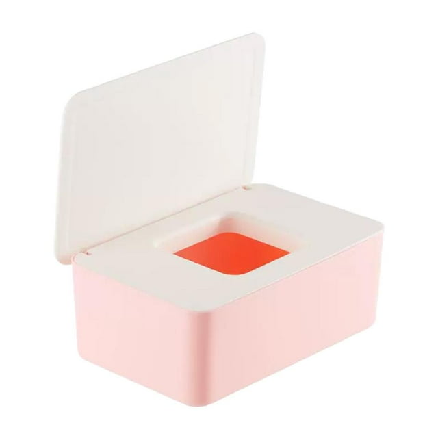 Wipes Dispenser Reusable Wipe Holder Box Flushable Wipes Case Bathroom Wipe