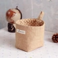 thumbnail image 4 of EeaseMX Bolsa de almacenamiento de pared de algodón y lino, para colgar sobre la puerta, organizador de artículos diversos para dormitorio, sala de estar y baño (patrón aleatorio)., 4 of 8
