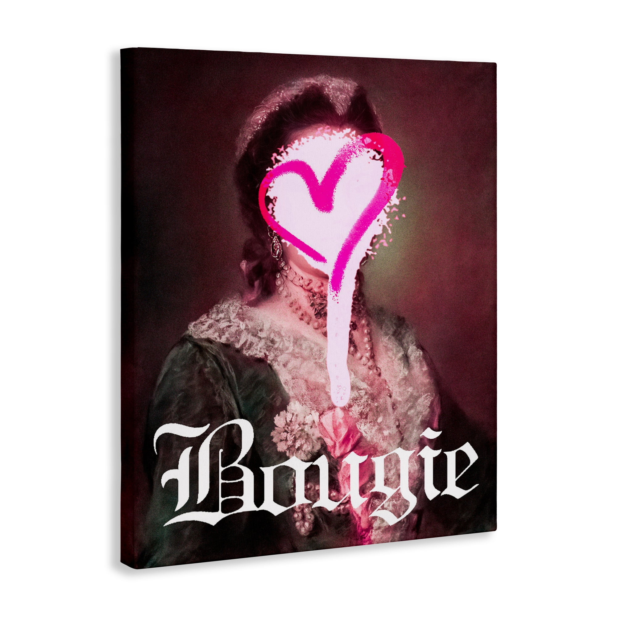 Bougie Classical Portrait Canvas Wall Art, design by Lil' Rue