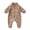 Khaki, variant on asjyhkr Fleece Rompers for Kid Boys Girls Full-Zip Jacket Long Sleeve Comfy Fall Winter Thermal Loungewear Bodysuit(18-24 Months,Khaki)