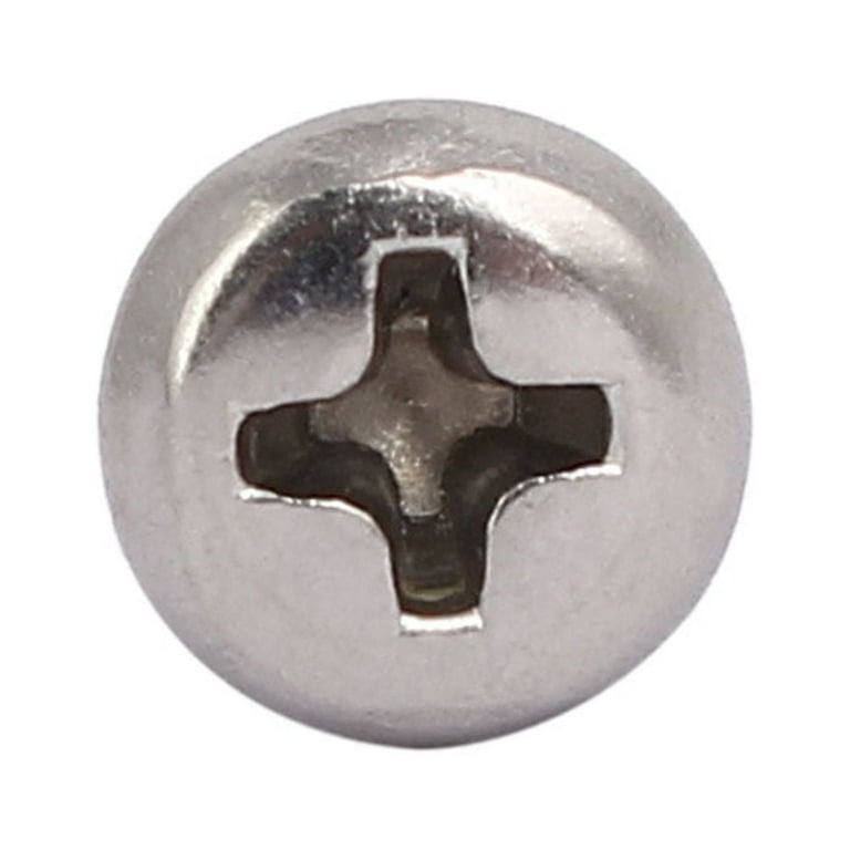 M5 x 15mm 304 Stainless Steel Round Head Machine Screws Bolt 50pcs