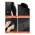thumbnail image 5 of FR Welding Jacket, Medium, Heavy-Duty Cowhide Leather & 9oz Flame Resistant Cotton Blend, for Metalworking, Grinding, HVAC, 5 of 10