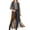Brown womens coat, variant on Usmixi Womens Vest Jacket Fringe Jacket for Women Casual Solid Sleeveless Long Vest Coat Open Front Tie Lightweight Pocket Fall Cardigan Outwear with Tassel Winter Vest Jacket