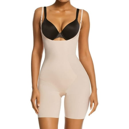 

Felwors Women s Solid Color Bodysuit Shapewear Seamless Body Sculpting Camisole