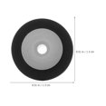 thumbnail image 2 of OUNONA 4Pcs Replacement Tape Head Roller for Recording Machine Black Rubber, 2 of 8