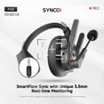 thumbnail image 4 of Sistema de auriculares con intercomunicación inalámbrica SYNCO XTALK XPro2 X2 500m, 4 of 9