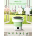 thumbnail image 5 of Daretodo Portable Washing Machine, 13L High-Capacity for Underwear, Baby Clothes and Socks,Complimentary drain basket and drain pipe,for family, apartment, travel, dormitory, 5 of 13