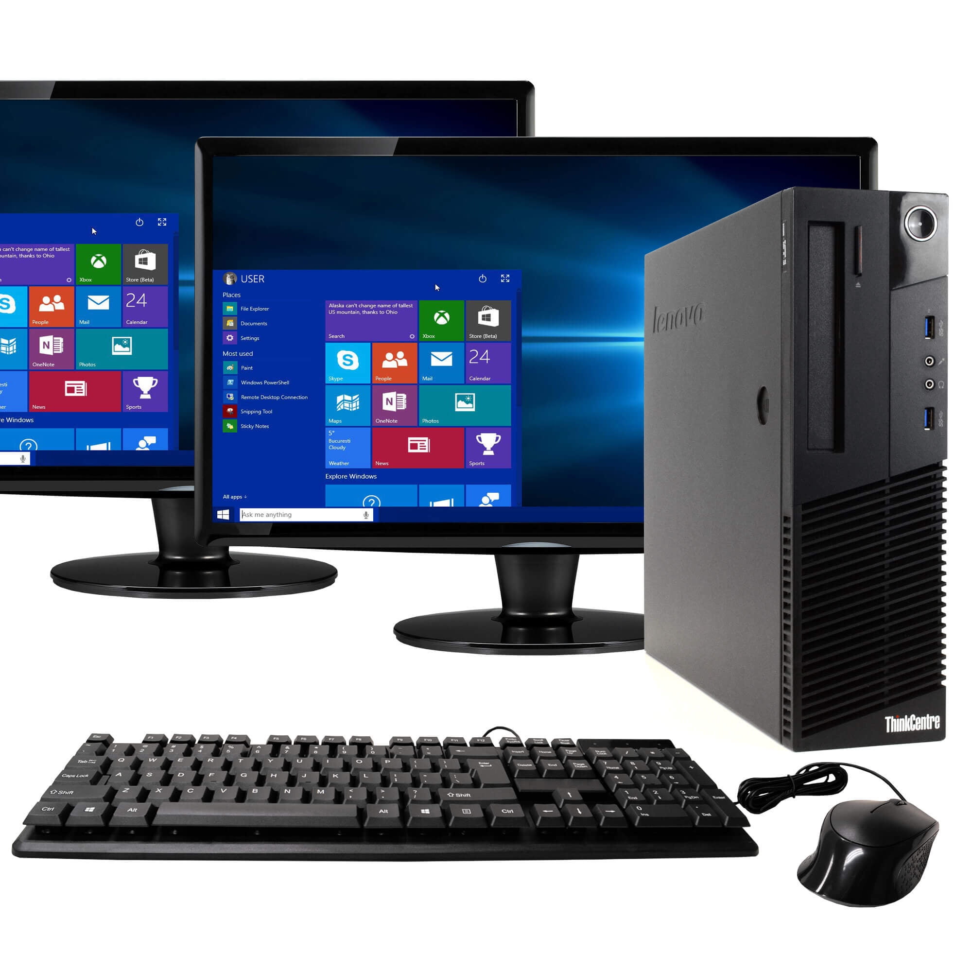 Lenovo ThinkCentre M93 Desktop Computer PC, 3.20 GHz Intel i5 Quad Core