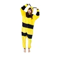 thumbnail image 2 of Yellow Bee Autumn Winter Cartoon Animal Sexy Onesie Women One Piece Pajamas Cute Family Matching Sleeping Clothes Cosplay Adults, 2 of 6