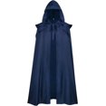 thumbnail image 3 of Capa con capucha unisex gótica misteriosa renacentista mago bruja disfraz de Halloween Cosplay capa de fiesta, 3 of 5