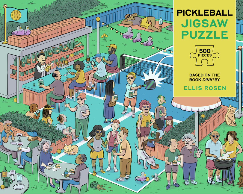 Pickleball Jigsaw Puzzle Based on the Book Dink! (Game)