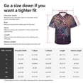 thumbnail image 5 of Sikiie Fireworks2 Print Men's Hawaiian Shirt, Summer Beach Button Pocket Short Sleeve T-Shirt,X-Large, 5 of 7
