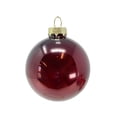 thumbnail image 4 of 2 Inch Shiny & Matte Red, Pink & Burgundy Glass Ball Christmas Ornament 12 Piece, 4 of 9