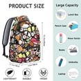 thumbnail image 6 of Stylish Sushi-Inspired Waterproof Backpack - Spacious & Organized for College Students, 6 of 6