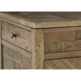 thumbnail image 3 of Benzara Wooden Lift Top Cocktail Table with 4 Drawers and Knots Details, Brown, 3 of 3