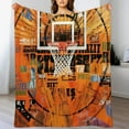 thumbnail image 3 of ARISTURING  Basketball Blankets - Basketball Blankets Basketball Gifts for Men Boys Plush Basketball Blanket for Couch Bed Sofa Home Decor, 3 of 6