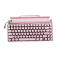 thumbnail image 4 of Máquina de escribir de utilidad ligera con teclado para ordenador de escritorio de oficina doméstico Rosa, 4 of 8