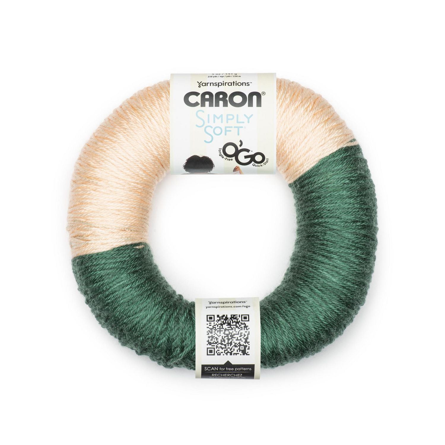 Caron® Simply Soft O'Go™ #4 Worsted (Medium) Acrylic Yarn, 5oz/141g 250 Yards
