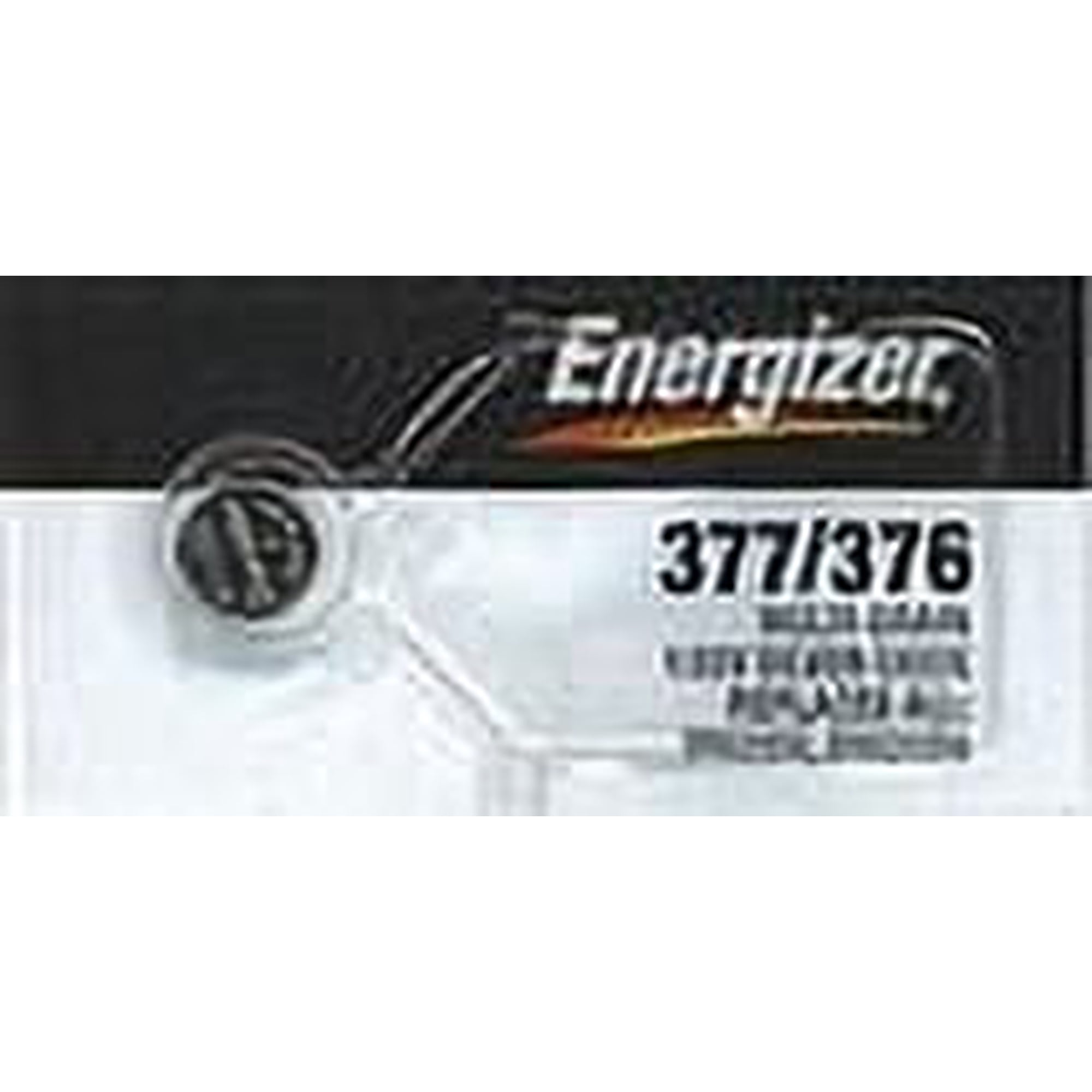 Energizer 377/376 - SR626 Silver Oxide Button Battery 1.55V - 2 Pack + FREE SHIPPING
