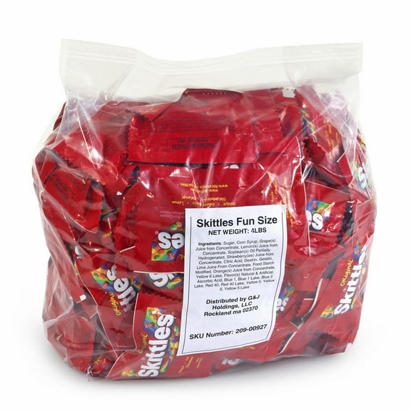 Skittles Fun Size Packs (4 lbs) -by THE NILE SWEETS (w)