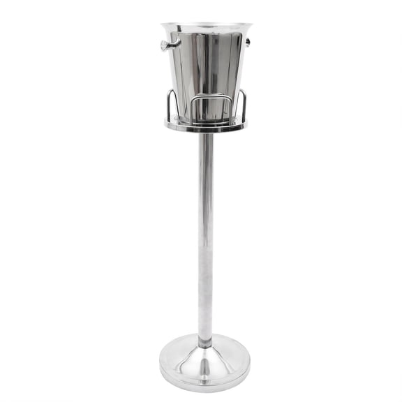 DENEST Champagne Wine Bucket with Stand Stainless Steel Ice Cooler Bucket
