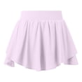 thumbnail image 4 of Riforla Yoga Sports Skirt Loose and Breathable Running Skirt Pants Light Two Piece Fitness Short Skirt Half Skirt Women's Skirts Purple S, 4 of 5