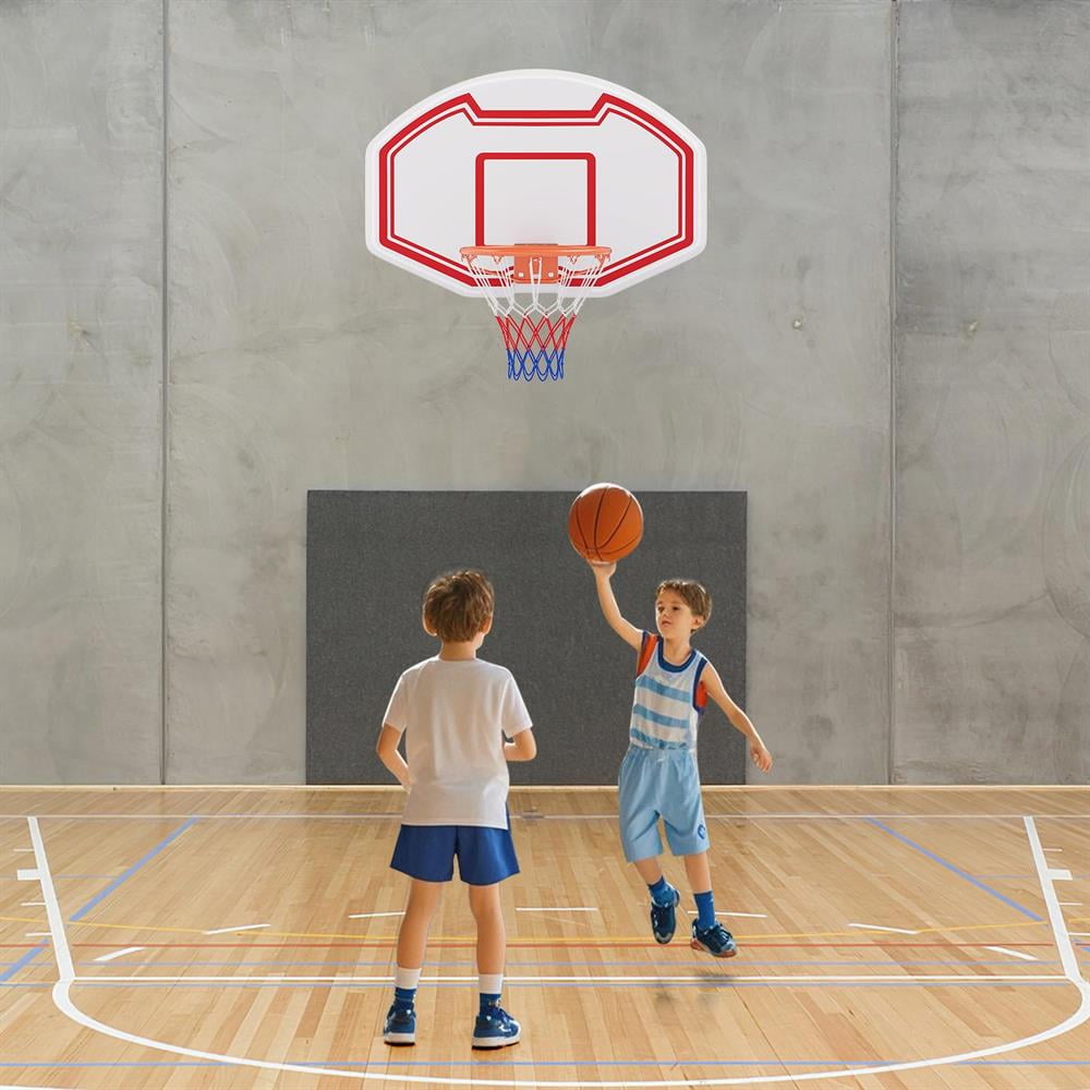 Choco Moon Large Wall Mounted Basketball Hoop with Shatter-Proof Backboard, Indoor Outdoor Fitness Equipment