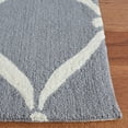 thumbnail image 3 of SAFAVIEH Four Seasons Rionach Geometric Polyester Area Rug, Grey/Ivory, 5' x 8', 3 of 11