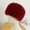 Red#002, variant on Women's Warm Cap Soft And Plush Hat For Women Winter Hats Cold Resistant Hats Windproof Cap Beige