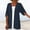 Navy, variant on Summer Savings Clearance! TAGOLD Women Cardigan, Women Fashion Cardigan Up Casual Solid Color Half Sleeve Hoodeless Top