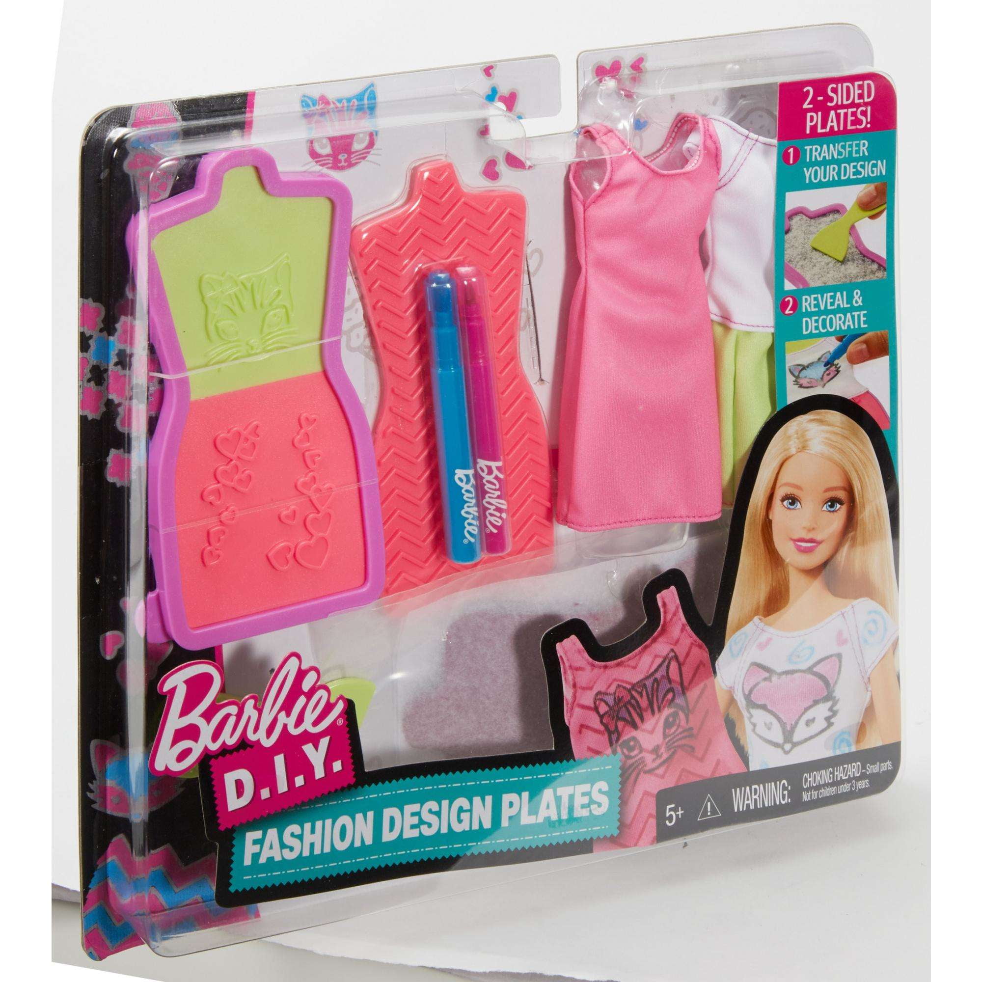 barbie fashion design plates