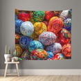 thumbnail image 2 of Balery Easter Eggs Pattern Tapestry 60x51 Inches - Large Wall Hanging Tapestry for Bedroom, Living Room, Dorm Decor - Artistic and Aesthetic Room Decor, 2 of 9