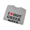 thumbnail image 3 of Greek Greece Wife Girlfriend Husband Sweatshirt Gifts Crew Neck Shirt Long, 3 of 7