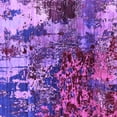 thumbnail image 1 of Ahgly Company Indoor Square Oriental Purple Industrial Area Rugs, 8' Square, 1 of 4
