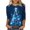 Navy#2, variant on Christmas Shirts for Women 2025 Plus Size Green Plaid Graphic Tee Tops Dressy Casual Three Quarter Length Sleeve Crewneck Xmas T Shirts Green XL