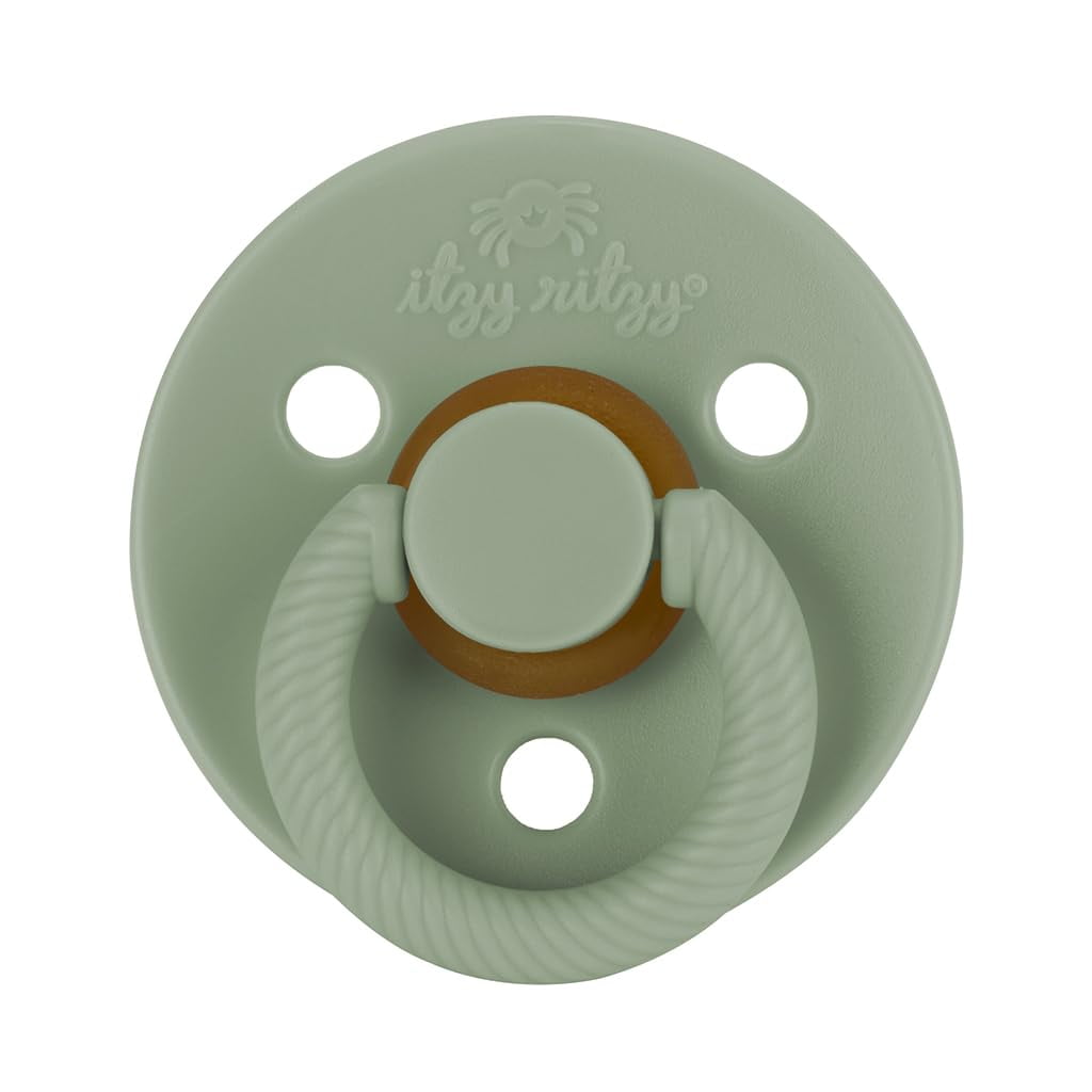 Itzy Soother™ Natural Rubber Pacifiers, Succulent & Agave, 0-6m