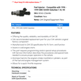 thumbnail image 2 of Fuel Injector - Compatible with 1996 - 1999 GMC K2500 Suburban 7.4L V8 1997 1998, 2 of 2
