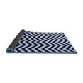 thumbnail image 2 of Ahgly Company Indoor Round Abstract Blue Contemporary Area Rugs, 5' Round, 2 of 4