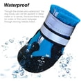 thumbnail image 5 of Botas Protectoras para perros BRI 4 piezas Transpirables Antideslizantes M Azul lago, 5 of 5