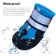 thumbnail image 5 of Botas para perros, botas protectoras para perros, 4 piezas, zapatos transpirables para perros, zapatillas antideslizantes (M, azul lago), 5 of 5