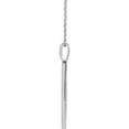 thumbnail image 2 of PRECIOUS STARS 14K White Gold .02 CTW Natural Diamond Love 18" Necklace, 2 of 2
