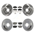 thumbnail image 1 of Transit Auto Front Rear Disc Brake Rotors and Semi-Metallic Pads Kit for Car Hyundai Elantra rear brakes K8S-101192, 1 of 11