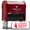 Red, variant on Vivid Stamp It Doesn't Have To Be Perfect! Self-Inking Rubber Stamps Teachers And Schools | Motivational Stamps For Children | Re-inkable Ink Pad (Red Ink) - Q-200