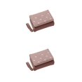 thumbnail image 3 of Qarigey Cartera triple para mujer, bonita cartera de lujo con varias ranuras para mujer, monedero de cuero, regalos, tarjetero plegable de color caqui Caqui 2piezas Qarigey CBP442046, 3 of 6