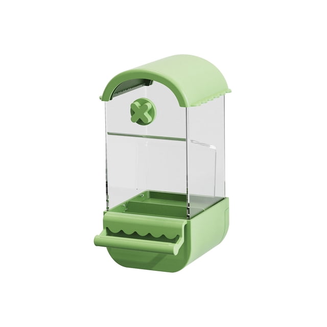 Bird Automatic Feeder for Outdoors, Large Capacity Squirrel-Proof Feeding Device, Auto Bird Feeder with Scatter Design & High Translucency for Clean Bird Feeding & Easy Maintenance